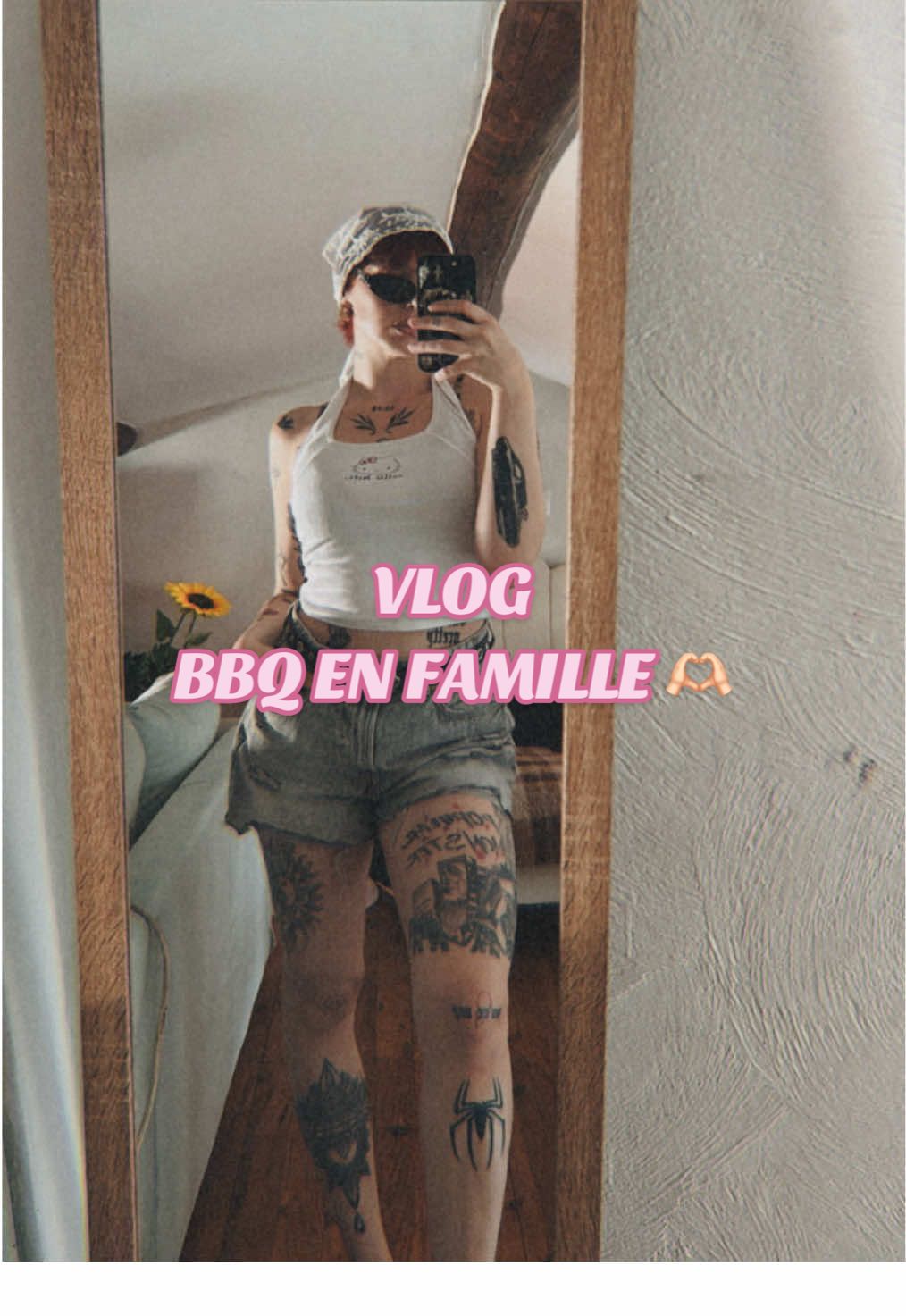 Ptit vlog 💖 Barbecue en famille, du soleil, des merguez = Jessi heureuse 🥹😂 #Vlog #barbecue #familymoments 