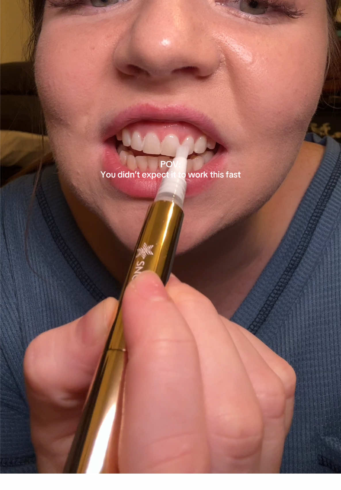 Tried the Snow whitening pen for the first time… mid-chaos, no prep, no filter—and my teeth have never looked whiter. Instantly obsessed. ##TeethWhitening#WhiteningPen #SnowTeethWhitening #WhiterTeethFast #OralCare #SmileBright #BeforeAndAfter #BeautyRoutine #TikTokMadeMeBuyIt #SelfCare #gifted #creatorsearchinsights 