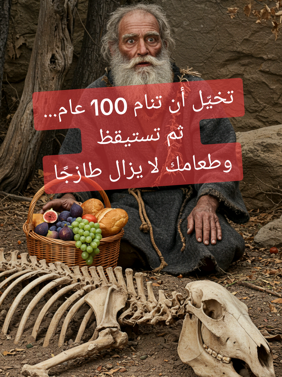 تخيّل أن تنام 100 عام... ثم تستيقظ وطعامك لا يزال طازجًا، في مشهد قرآنيٍّ يتحدّى قوانين الزمن! #قصص_واقعية  #islamic_video  #muslim  #enfant  #ارح_سمعك_بالقرآن  #الجزائر #الجزائر_تونس_المغرب  #tiktok  #fyp  #foryoupage  #fypシ #viral  #explore  #quran #allah  #quran_alkarim 