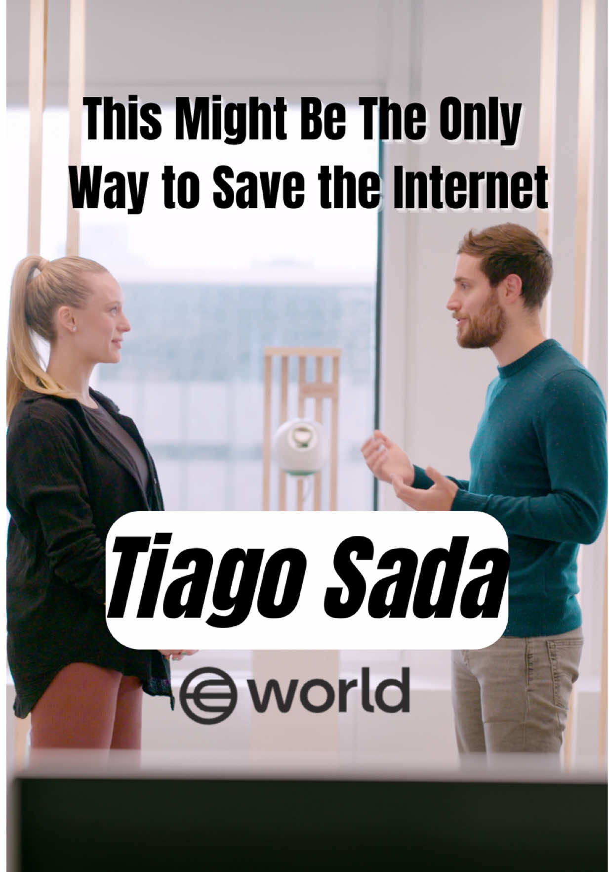 What happens when we can't tell what's real on the internet anymore?  In this episode of Talk Tech with Tiff, I sit down with Tiago Sada, CPO of Tools for Humanity and the Worldcoin project, to talk about one of the biggest problems facing the internet today: trust. Bots, deepfakes, and AI-generated content are flooding online spaces... from gaming and social media to financial services and ticketing platforms.  We dive into how World ID, zero-knowledge proofs, and the World App aim to verify human identity without sacrificing privacy.  Tiago explains the tech behind the Orb (yes, the eye-scanning device you’ve seen all over social media), the philosophy of building a human-first internet, and why proving you’re human anonymously may be the only path forward. #Tech #technology #ai #stem 