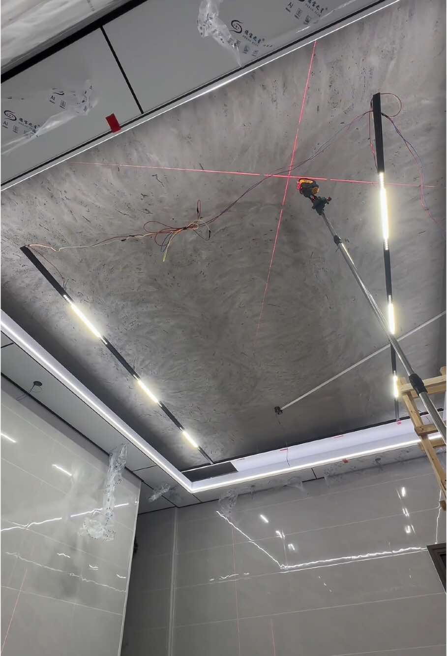 Thi công trần nhôm tổ ong #noithat #vatlieunoithat #trannhomtoong #xuhuong 