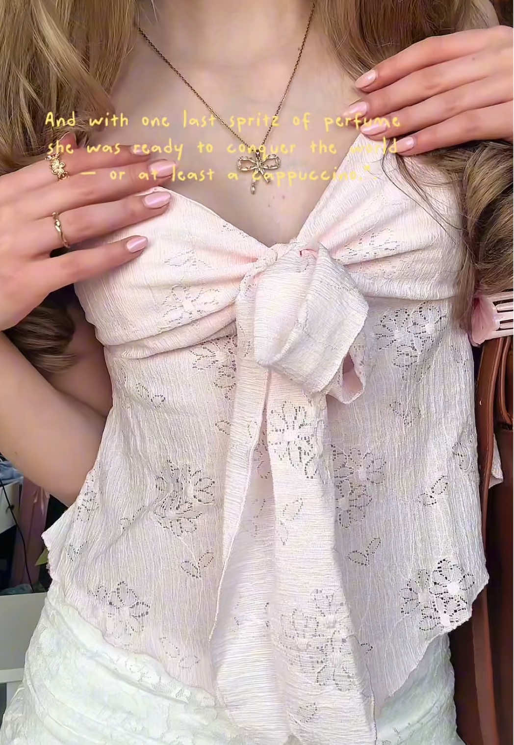 ⋆𐙚 ₊ GRWM for a coffee date⋆𐙚♡ My whole outfit is from @Cider 🎀✨ #grwm 	#CiderStyle #summeroutfits #aestheticvideos  	•	#CiderPartner 	•	#CiderOutfit 	•	#SoftAesthetic 	•	#RomanticStyle 	•	#SpringMood 	•	#DreamyVibes 	•	#OOTD 	•	#SlowLiving 	•	#AestheticFashion 	•	#LightAndAiry 	•	#CoquetteVibes 	•	#VintageInspired 	•	#OutfitInspo	#StyleInspo