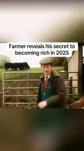 Farmer reveals his secret to becoming rich in 2025 #farmlife #farming #farmer #farmers #rich #money #farmertiktok #fyp #foru 