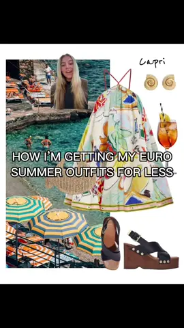 How I’m looking chic while Euro summering for less… cuz my wallet is still pissed at the price of plane tickets😅💸 #eurosummer #SummerFashion #italiansummer #europe #summervacation #girls #fashion #beauty #outfitinspo #itgirl