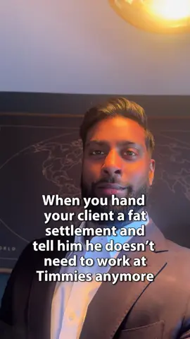 When the settlement hits and he starts singing like he’s about to lose me forever… Better Call Raja  #PersonalInjuryLawyer #TorontoLawyer #SettlementDay #ClientReactions #EmotionalDamage #BigChequeEnergy #LawyerHumor #ViralReel #LegalReels #LawyerLife #ReelComedy #InMyFeels #JusticeServed  
