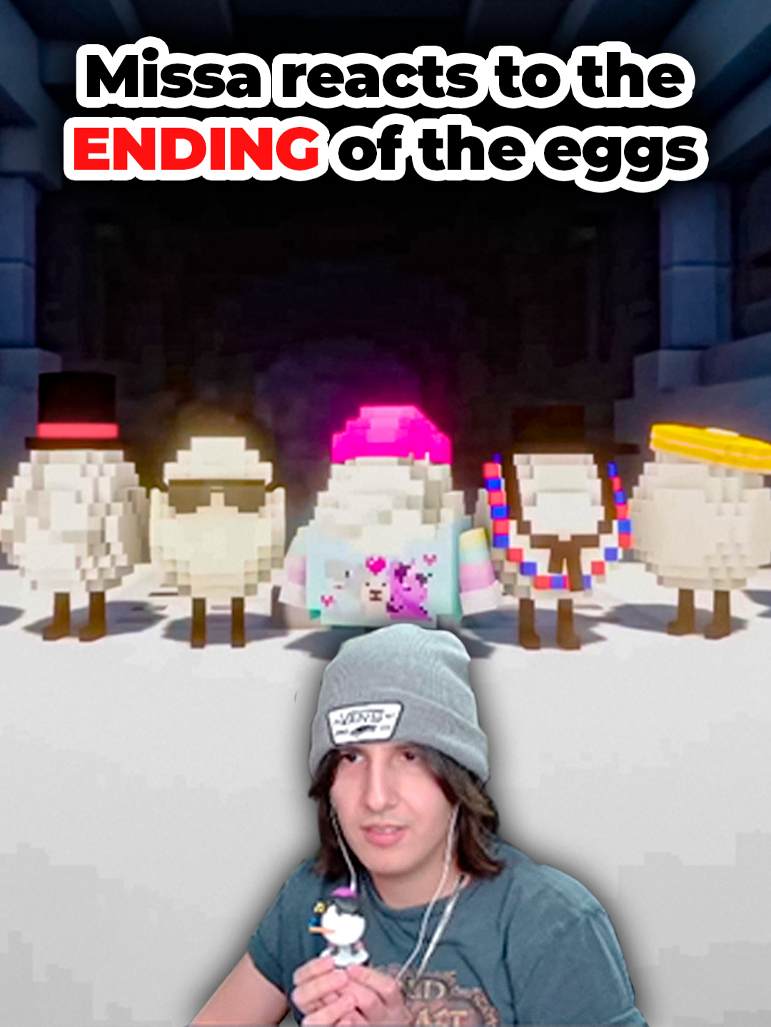 MISSA REACTS TO THE FINALE OF THE EGGS ON THE QSMP #qsmp #missasinfonia #philza #qsmpeggs #philza