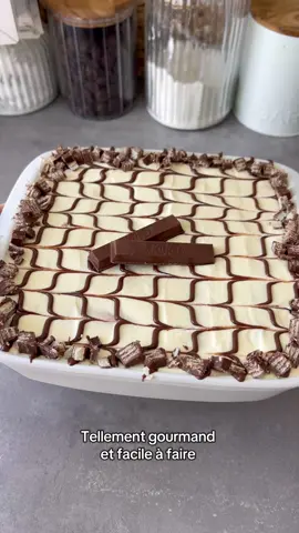 Tiramisu Kit Kat #pourtoi #recettefacile #tiramisu #cuisinetiktok #dessert #food #gouter 
