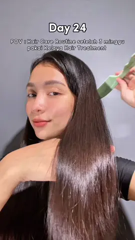 Ini hari ke 24 ku bersama @Kelaya Hair Treatment #hempaskusut #leaveonconfitioner #shampoononsls #kelaya 