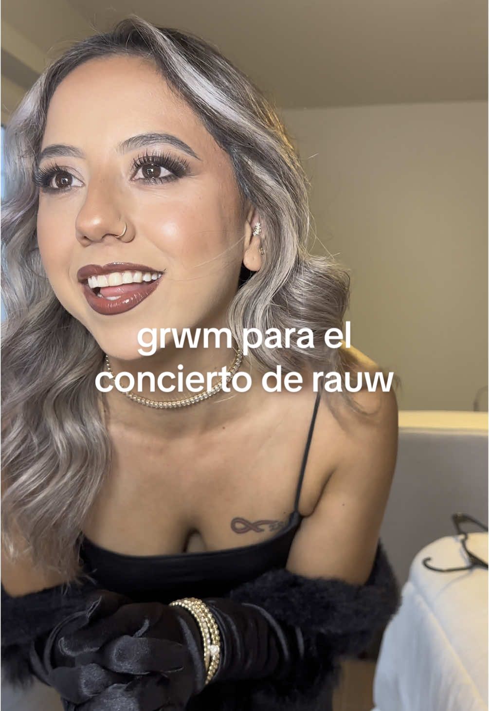 ra rauwww grwm #grwm #cosanuestratour #rauwalejandro #concert #makeup 