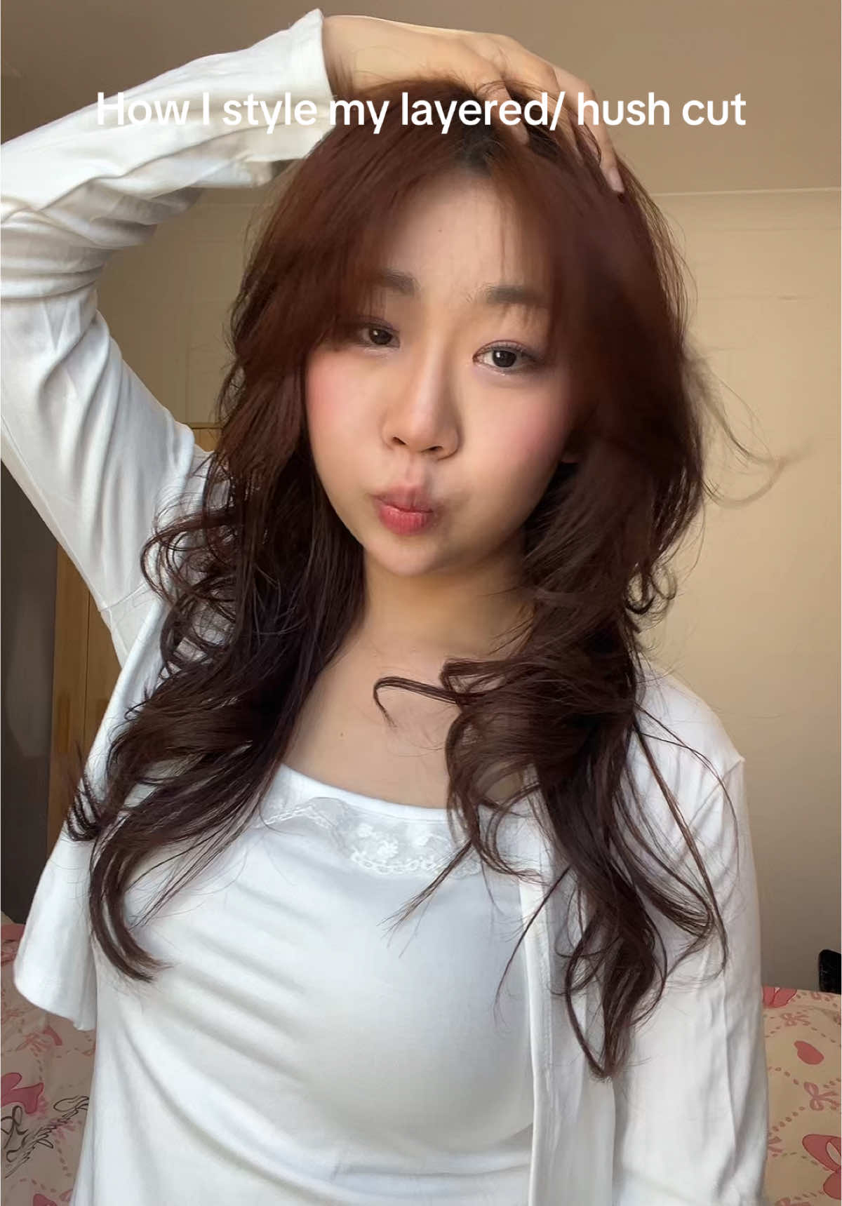 How I style my Layered/ Hush cut - step by step 💕💕 #hushcut #layeredhaircut #hairstyling #hairstyletutorial #hairstyle #asian #asiangirl #fyp #viralvideos #hairtok 