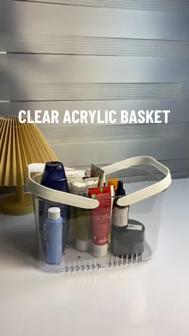 Shower Plastic Storage Basket na very aesthetic. #showerbasket #storagebasket #organizerbasket #fyp 