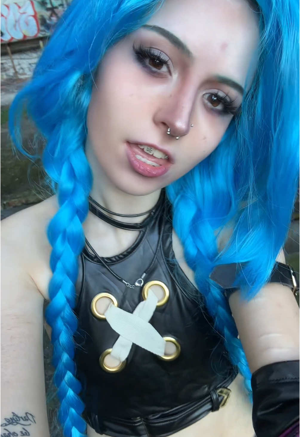 okaaay gcse drama !!! #ccinnabunii #cosplay #jinx #jinxarcane #arcane #foru 