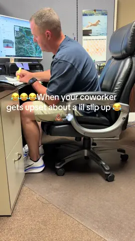 He just had an emergency tooth extraction at lunch so he is in some pain 😬 #toothless #dentist #work #coworkers #fart #trump #comedyvideo #dadsoftiktok 
