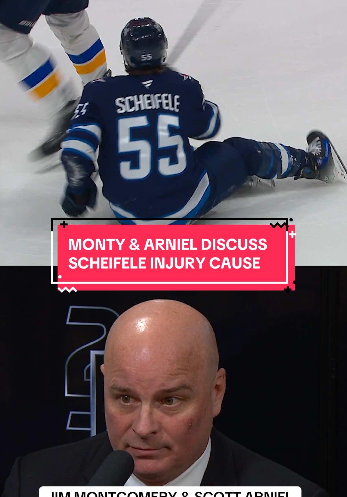 Scheifele has been ruled out for Game 6 #winnipegjets #markscheifele #stlouisblues #stanleycupplayoffs #NHL #hockey #fyp 