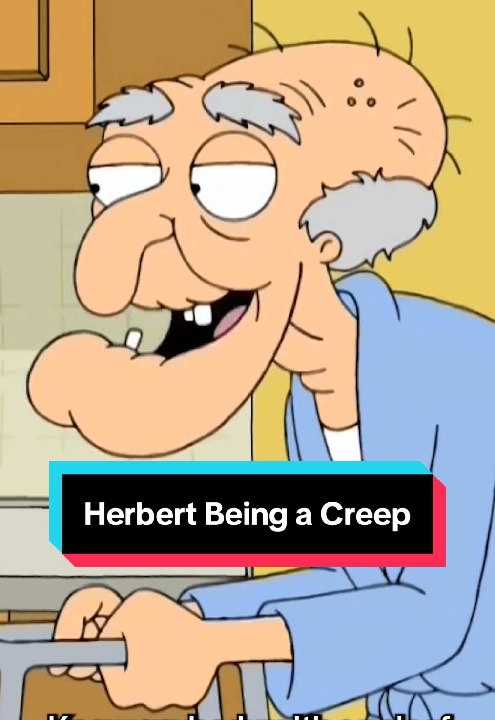 Is Herbert the creepiest cartoon character of all time? #familyguy #cartoon #tv 