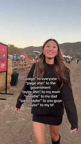 fun fact i was almost named taylor paige shin🤨