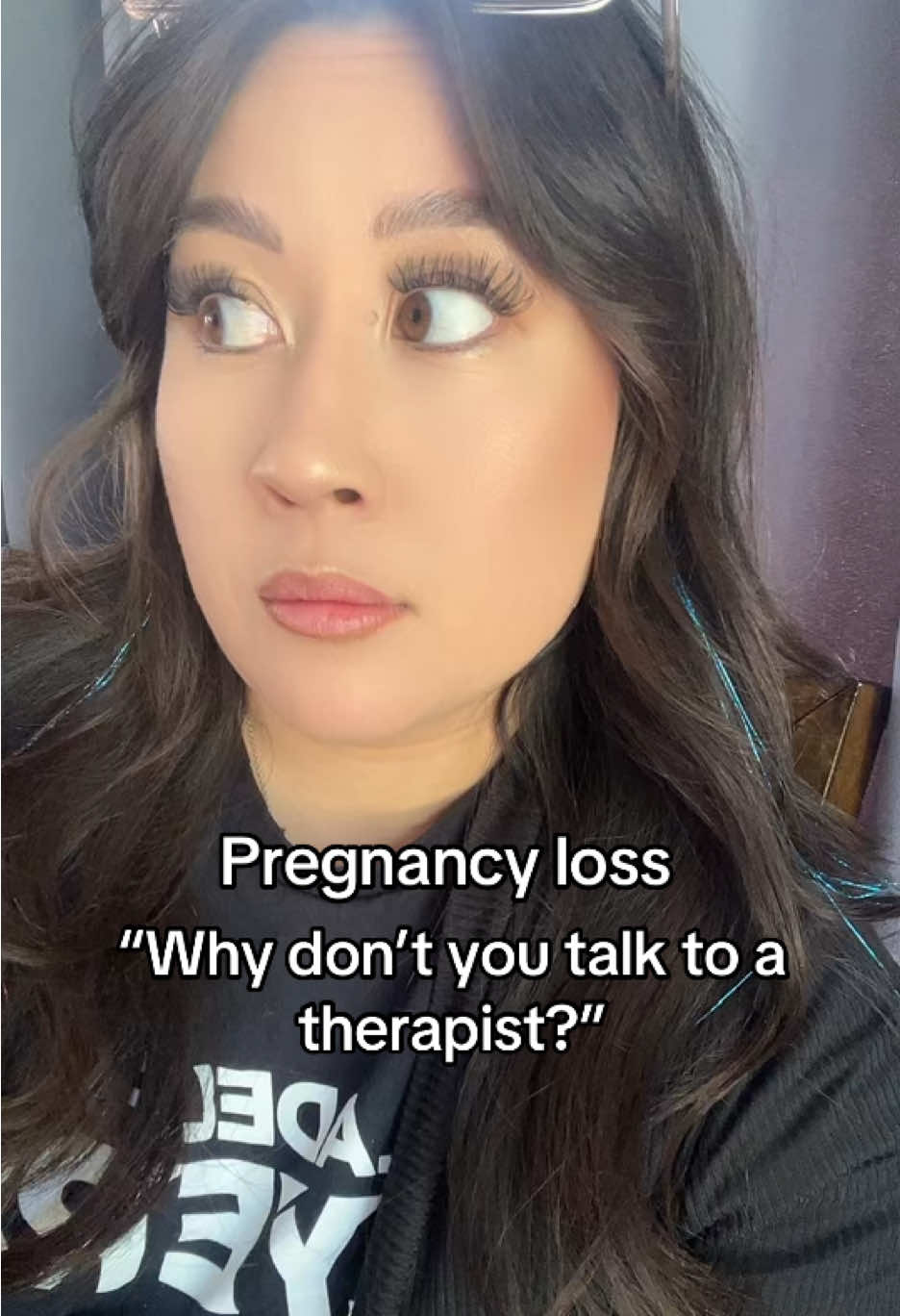 Why don’t you talk to a therapist ? My favorite quote from people who just want me to “shut up” about my pregnancy loss.  Like this makes it all go away. Like it just makes it disappear. It’s the grand solution. Sure thing Janet 😒😪 As long as I’m alive, I will love and miss my daughter to the world’s end. #childloss #pregnancyloss #pregnantafterloss 