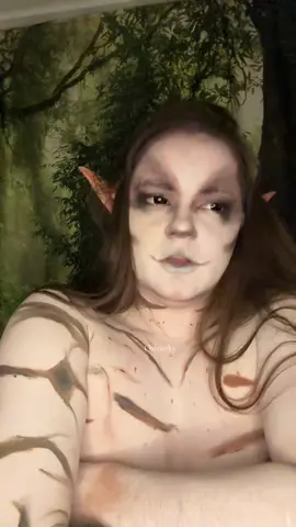 I was so over myself at this point LOL #osimokyoc #bodypaint #nymph 