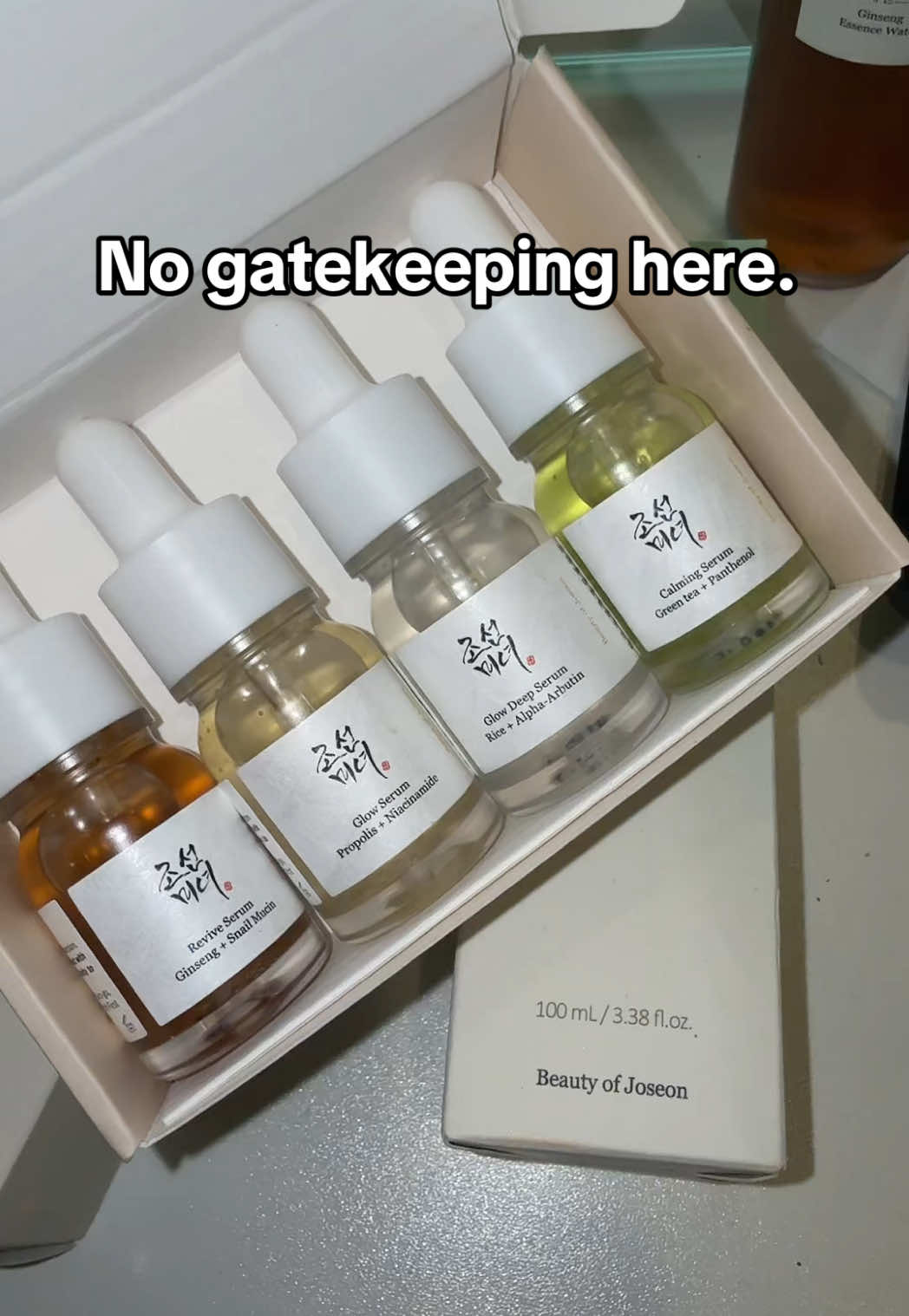 Korean skincare for under $25 is too good not to share.  #koreanskincareproducts #AffordableSkinCare #skincarehack #KoreanSkincare #beautyofjoseon #nogatekeeping 