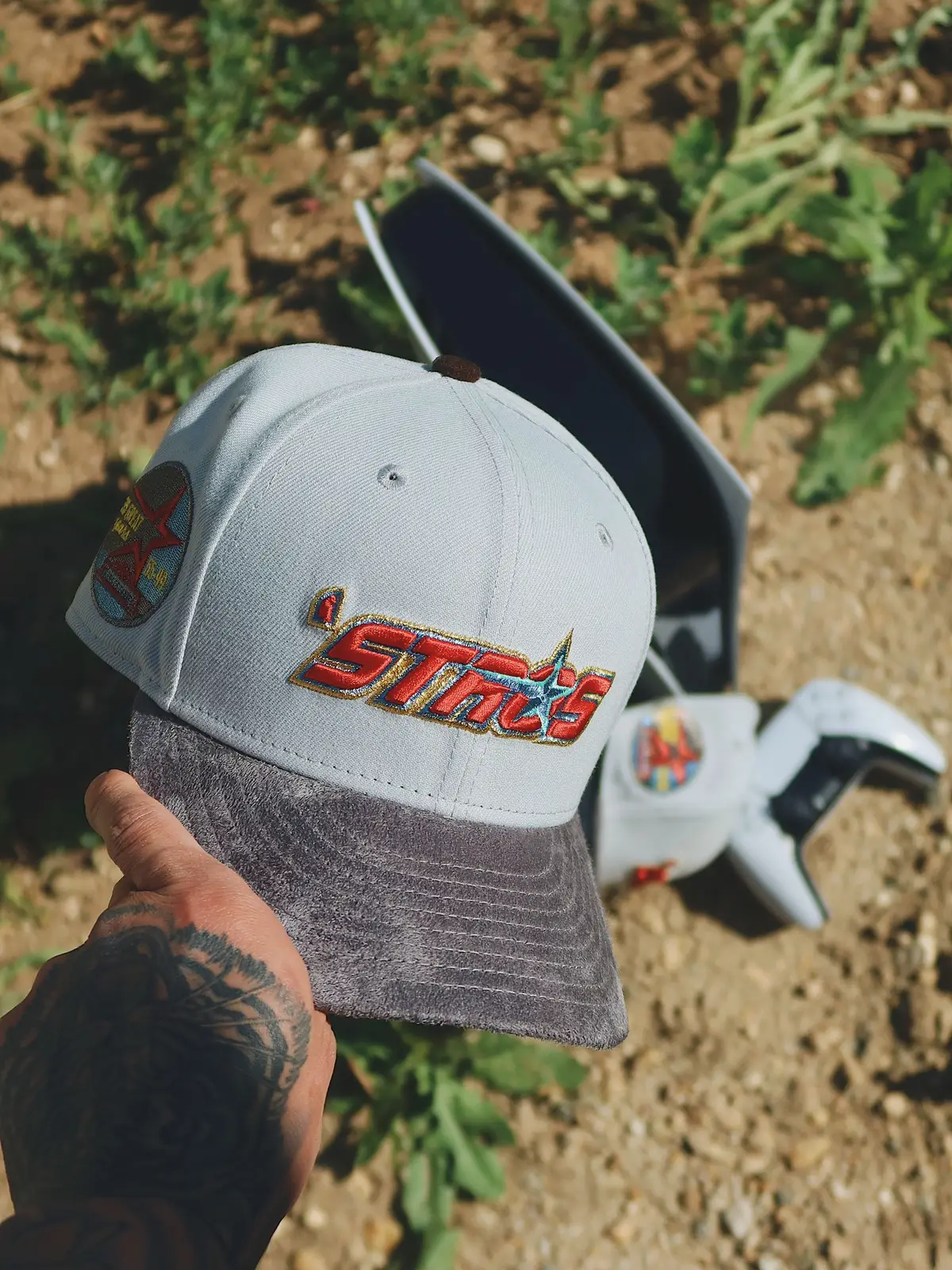 TS PlayStation dunks inspired Astros 🧢💫 Designed by yours truly🍚 #fitted #fittedcap #newera #59fifty #hats