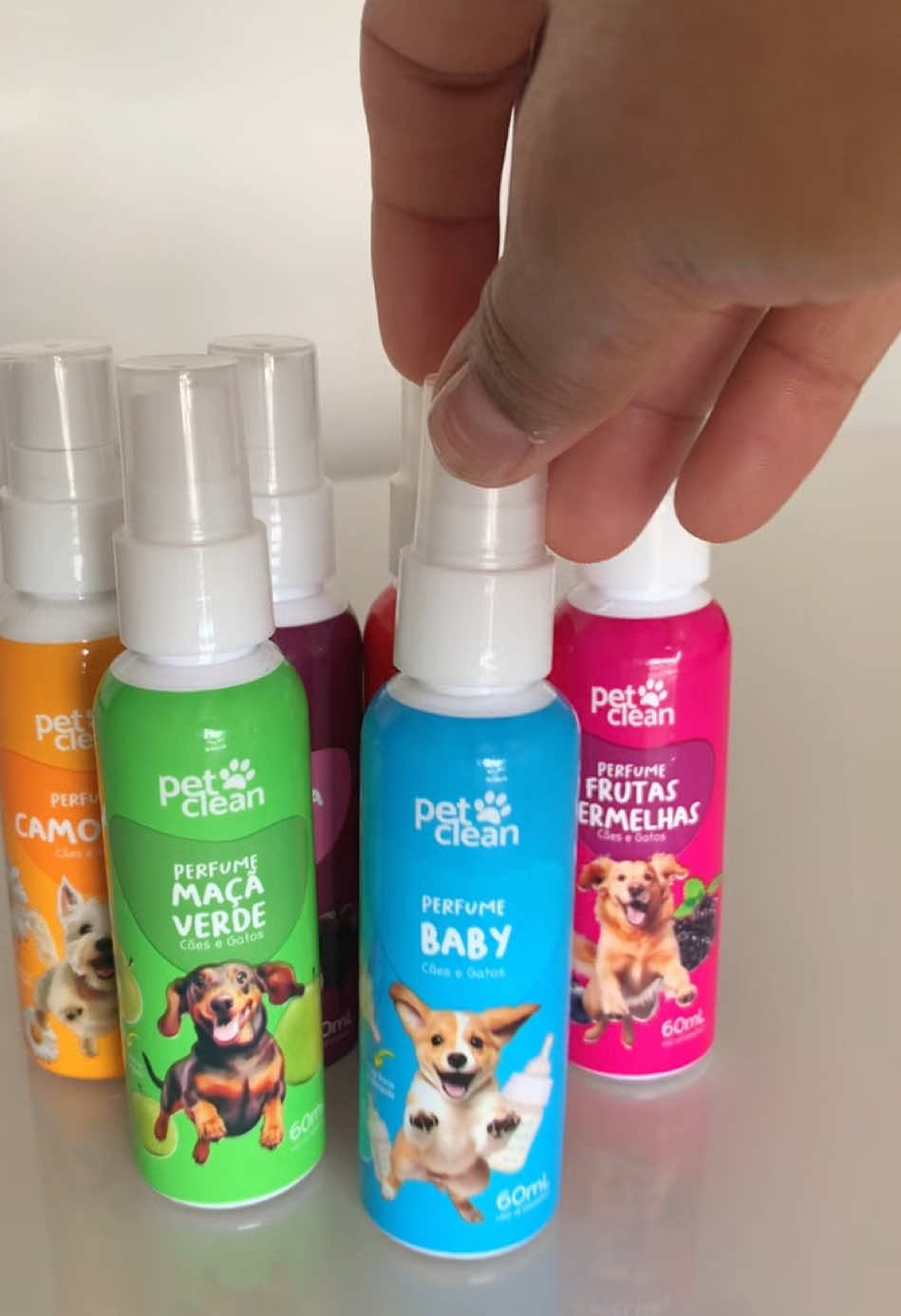 Perfumes Pet Clean para o seu Cachorro ficar com cheirinho de frutas ou de bebê 🥰🐶❤️