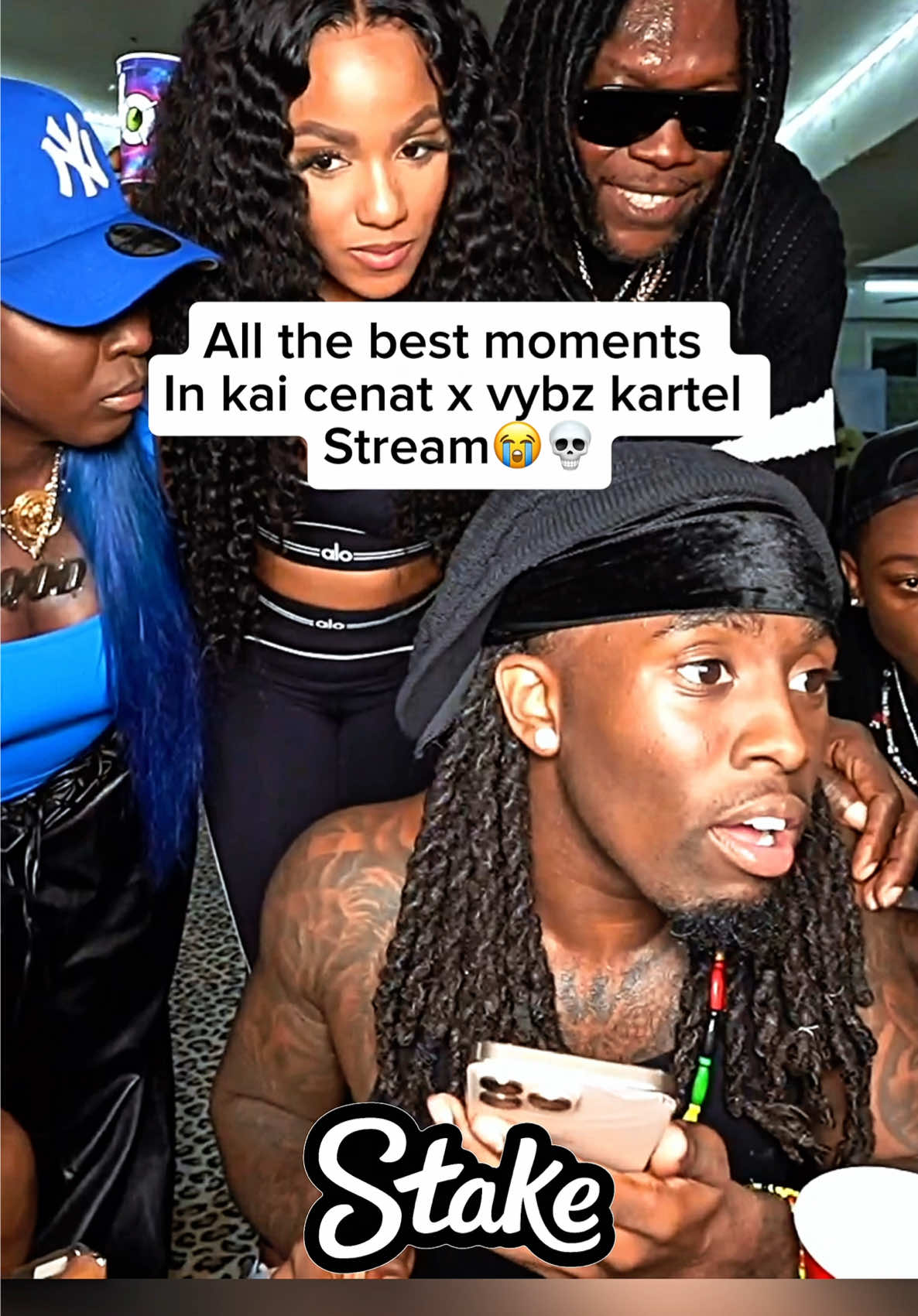 All the best moments  In kai cenat x vybz kartel  Stream😭💀#fyp #viral #trending #kaicenat #vybzkartel 