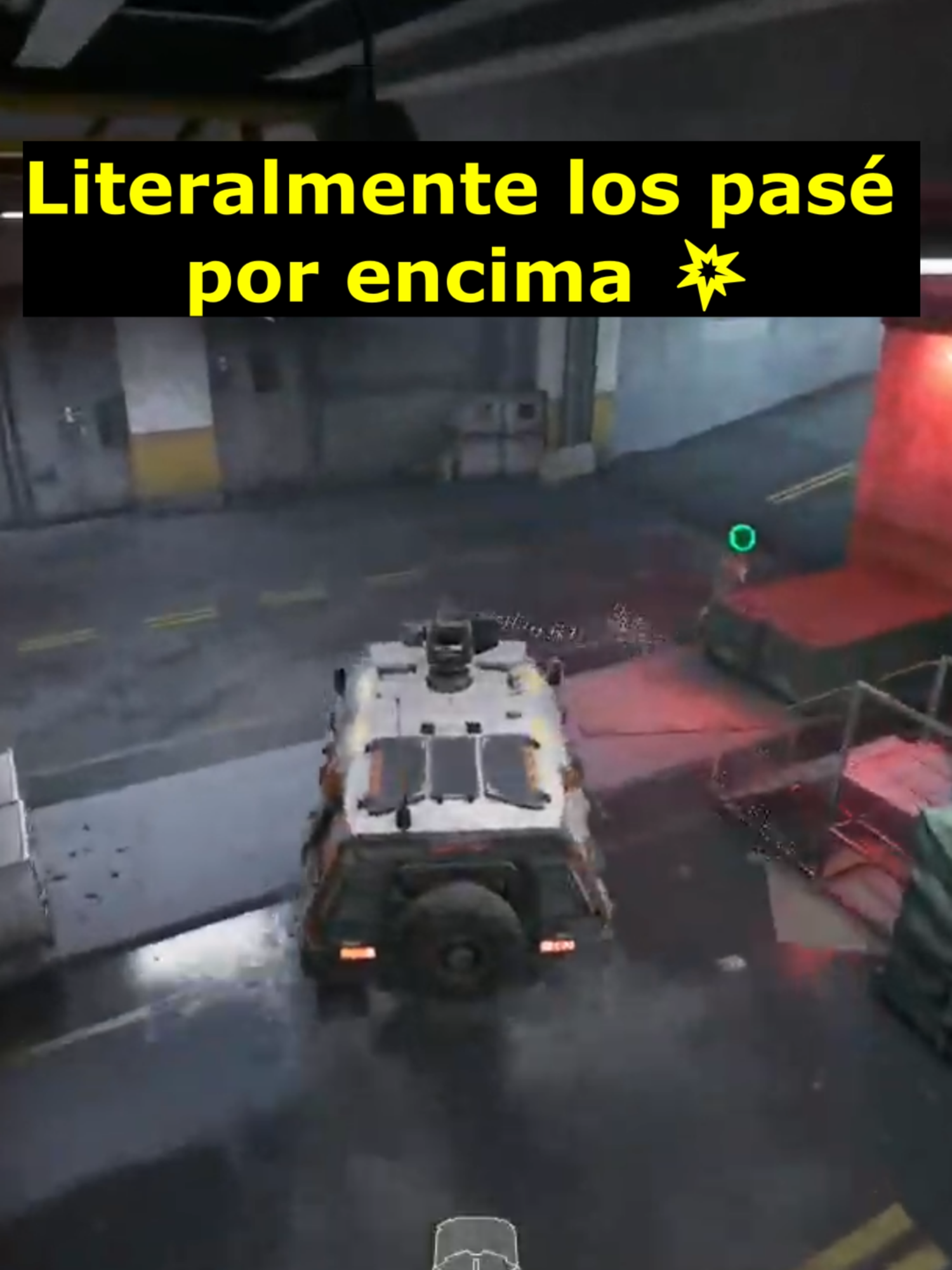 ¿Quién necesita balas cuando tenés ruedas? 💥 En este clip me subo al 