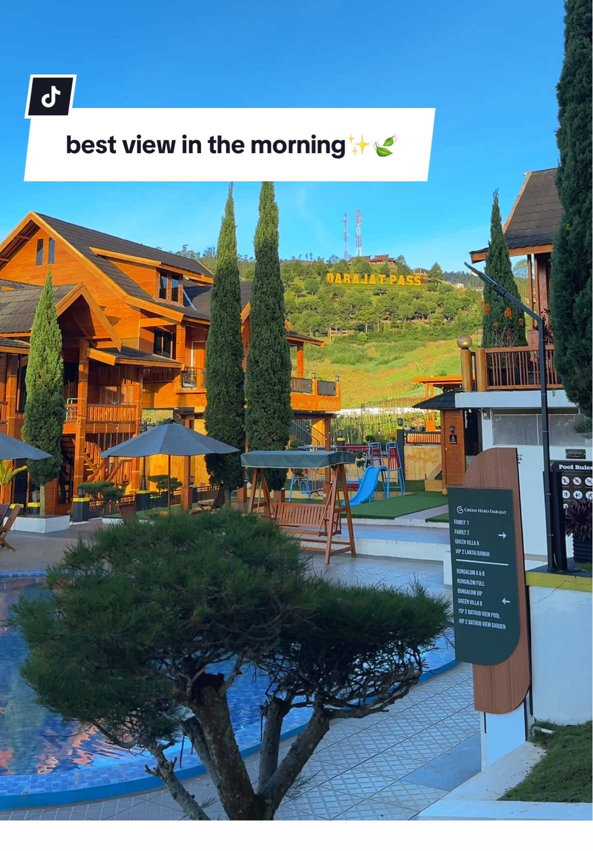 View cantik + kamar nyaman = kombinasi staycation sempurna nih🍃 #StaycationGoals #HiddenGem #FYP #darajatgreenhero #wisatagarut #garut #healing #bestview #rekomendasihotel #staycation #NatureVibes 