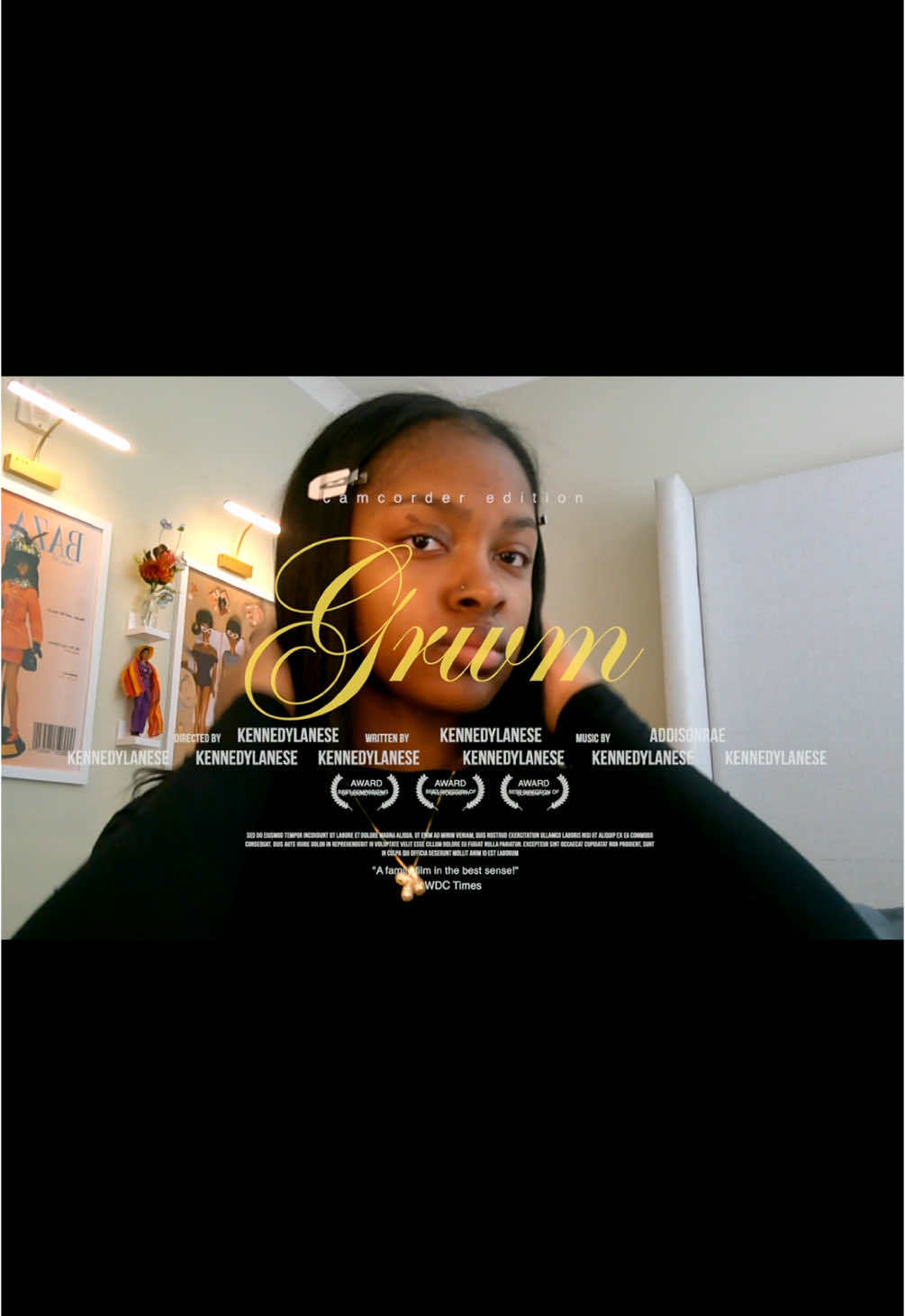 get ready w/ me camcorder edition 🎥🎞️ #grwm 