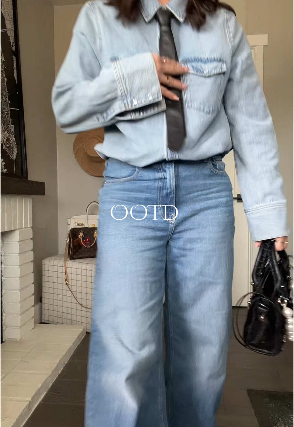 Denim with denim with a tie #StreetStyle #preppyaesthetic #tomboyfemme #europeanfashion #allinthestyling #stylingtips #tomboystyle #fyppppppppppppppppppppppp #crestorsearchinsights #over50fashion #parisianstyle #preppystyle #denimwithdenim #denimondenimoutfit #tieoutfits #shaghaircut #shag 