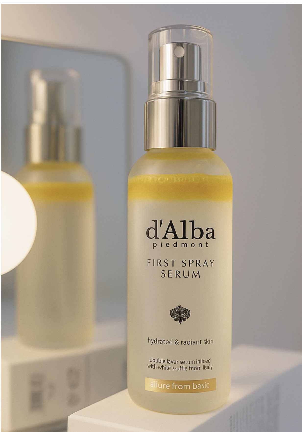 The glow secret everyone’s been sleeping on… d’Alba First Spray Serum — hydrating, radiant, and straight-up luxurious. #SkincareRoutine #dAlbaSerum #KBeautyGlow #HydrationBoost #TikTokBeautyFinds #glamzilla #ugccreator #ugccontentcreator #ugc #ugccommunity #ugccontent #macrougc #ugctoronto #ugcbeauty  @dalba_global @dalba.vn @glamzilla