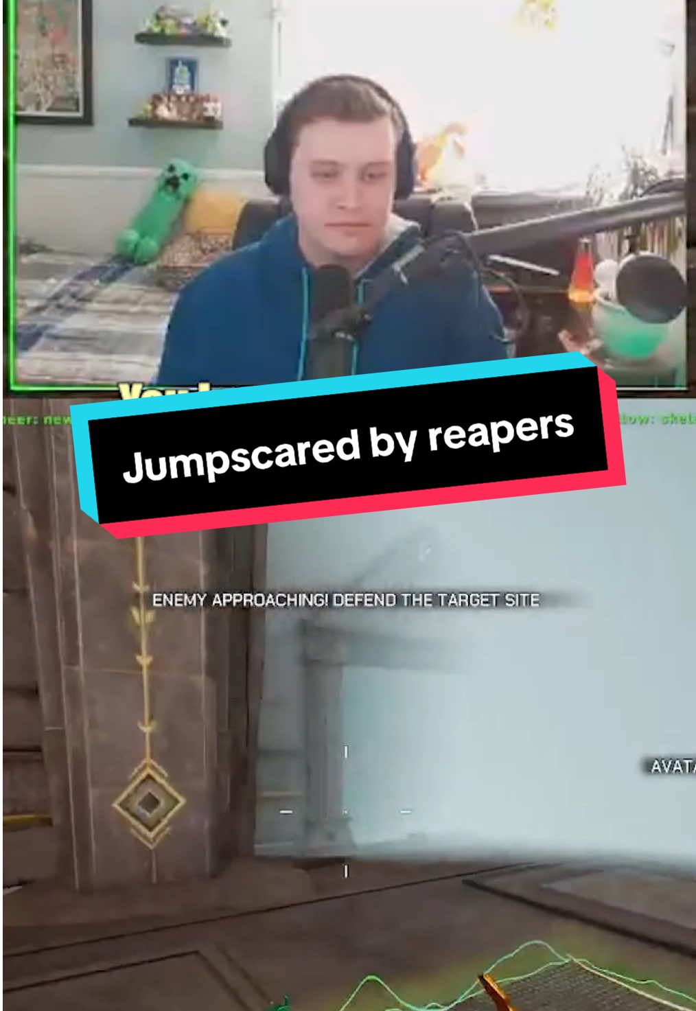 Jump scared by the Fragpunk reaper’s #fragpunk #twitchtok #vtuber #varietystreamer #twitchstreamers #twitchtv 