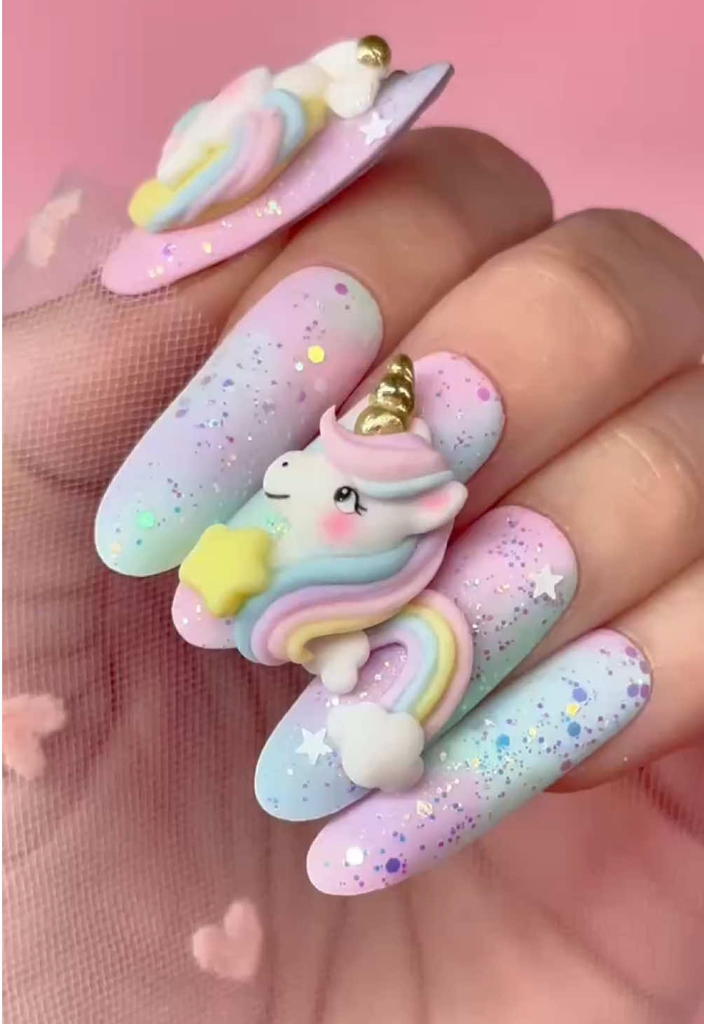 🌸🦄 So pastel, so pretty... totally uni-que 💖 @adrianna 🌸 #tickledpinquecosmetics achieve this uni-perfect set 🦄🩷🌸 @tickledpinque  •colour gel•  🌸one minted man 🌸gumball 🌸cute jeans  🌸ultramarine 🌸whisper •sprinkles•  🌸jasmine •bubblegum 3D gel• 🌸pink 🌸yellow 🌸blue 🌸purple  (all mixed with white to create pastel versions) •chromes• 🌸champagne silver 🌸holo top 🌸matte top #tickledpinque #prettyinpinque #nailsupplyflorida #unicornnails #springnails #summernails #pastelnails #cutenails #kawaiinails #nailsnailsnails #nailsinstagram #nailsofinstagram #nailsaddict #notd #springnails 