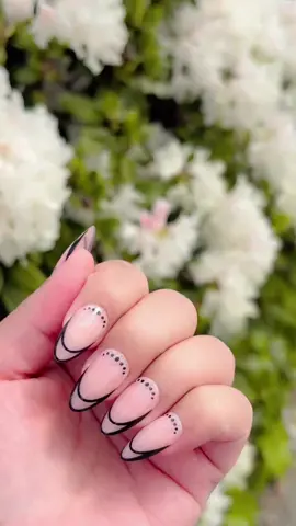 Got these press on nails 💅 from @Sally Beauty absolutely love these, long lasting, very easy to apply, love this design. 🖤 #sallybeauty #sallypressonnails #pressonnails #shoppersbeauty #nailsoftiktok #fyp 