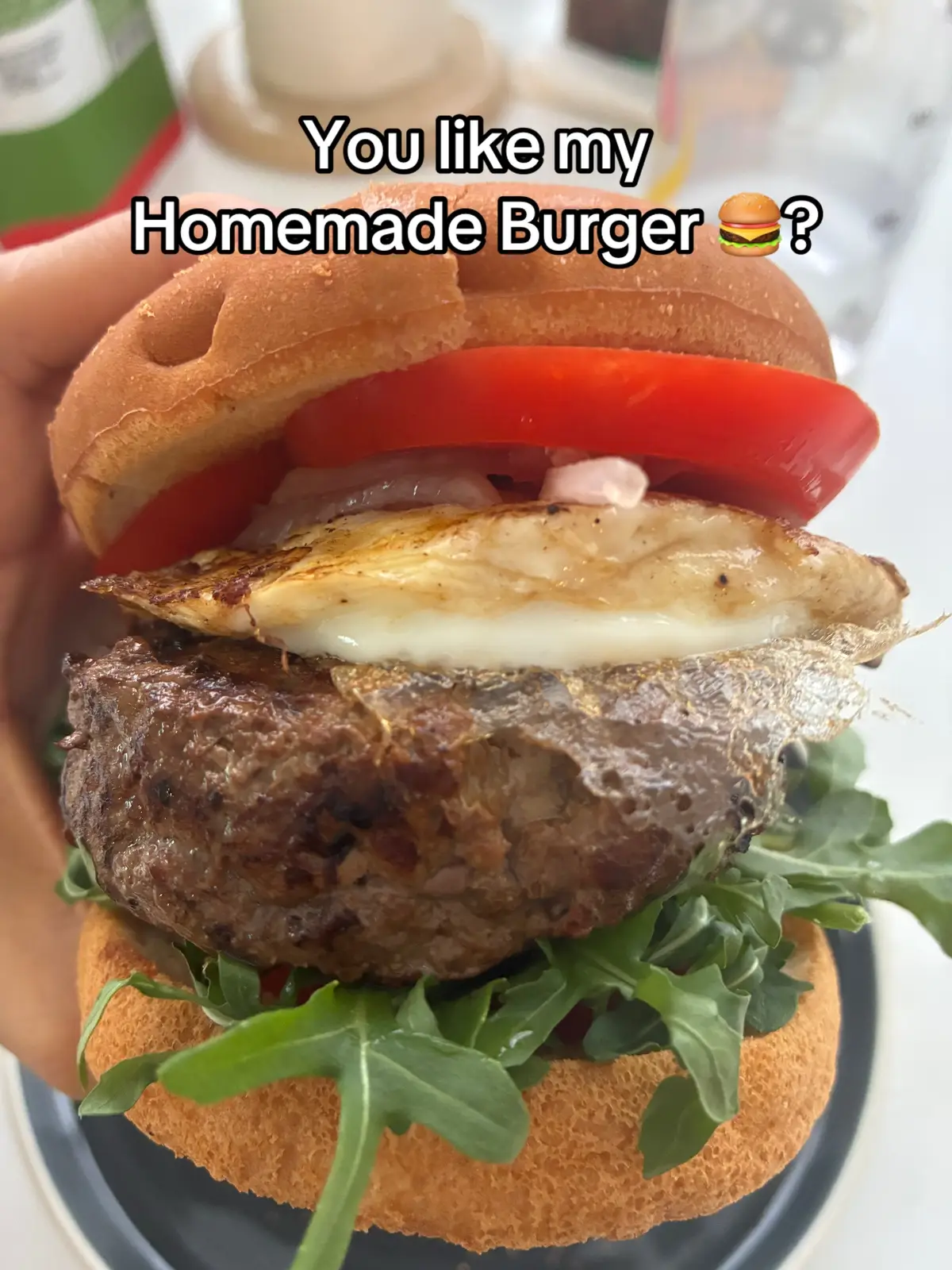 I no longer buy fast food burgers. It is super simple to make burgers with ground beef and add what you want. I love a good yolk egg with my burgers. I don’t use mayo because it’s just extra fat and calories. I use Siete Botana sauces. So good and chef’s kiss 😘. #burgers #mealprep #lunchideas #dinner #Foodie #homemadefood #imadethis #cookingtiktok #momtok 
