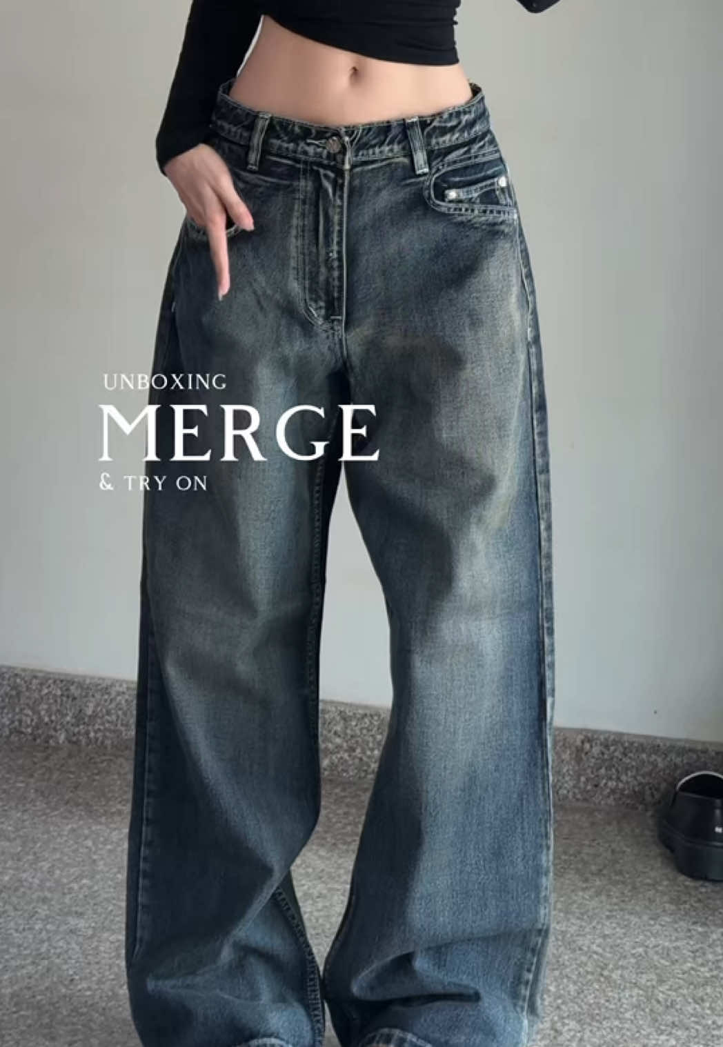 ชอบมากกชอบเป็น2รุ่นที่ควรมีเลย🐰🫶🏻 @Merge Official #merge #jeans #outfitideas #baggyjeans #OOTD #แมทช์เสื้อผ้า #ไอเดียแต่งตัว #ยีนส์ 