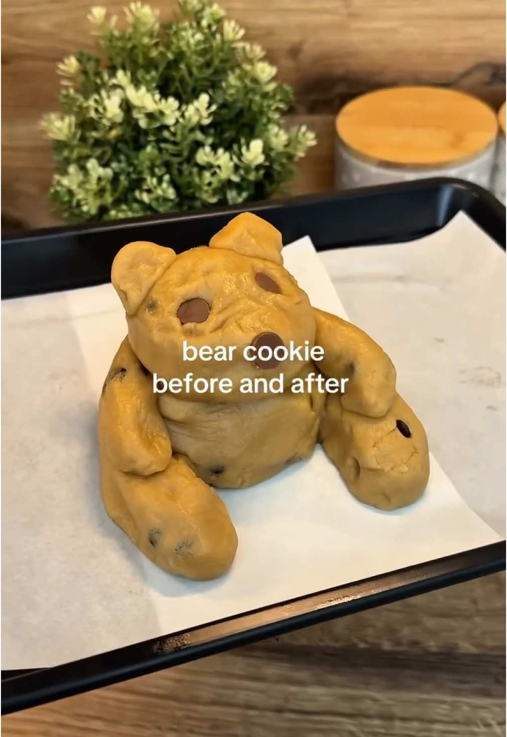 Started as a teddy bear… 🧸  Ended as a bear that’s seen some things. 😵‍💫 #CookieFail #PinterestVsReality #BakingGoneWrong  
