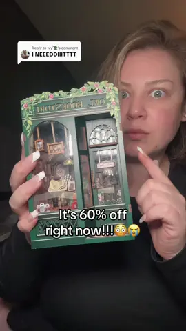 Replying to @Ivy🐊 it’s on salleeeee and so worth it!! @CUTEBEEOFFICALSHOP #booknook #lightupbooknook #tiktokshopcreatorfinds #TikTokShop #tiktokshopfind #tiktokshopcreatorpicks 