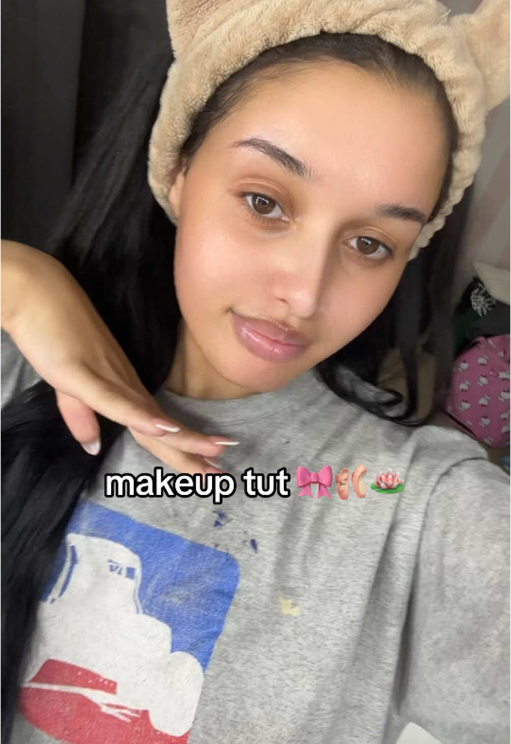 makeup grwm 🩰🤓💕🪷 #fyp #grwm #makeuptut 