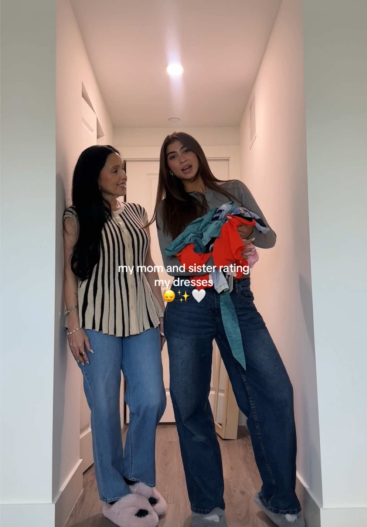 my little sister and mom being real honest 😭 lmao #dresses #peppermayo #peppermayohaul 
