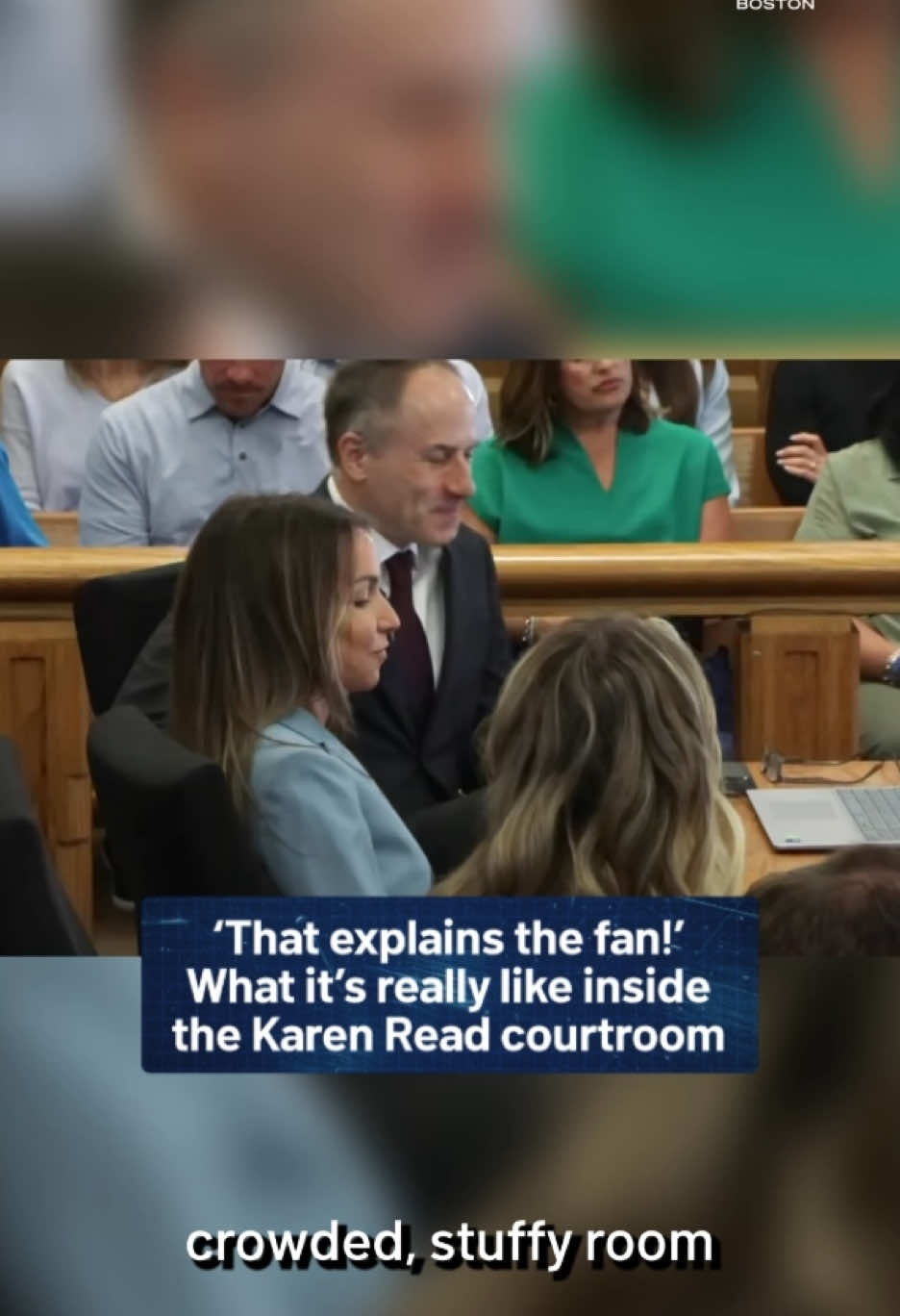 Few people can get into the Karen Read courtroom — our @Sue OConnell is one of them. She explained why it's a little like being snuck into a drive-in in the trunk of your parents' car.