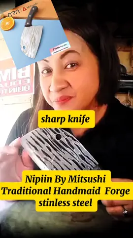 Nipiin By Mitsushi Traditional Handmade Forge knife Stainless steel...easy to handle  #japannessknife #chefknife #kitchenknife 