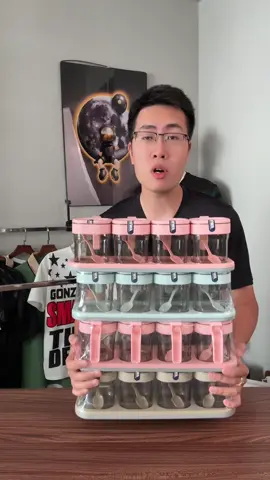 Combo 4 hũ đựng gia vị chỉ 75k này các bác