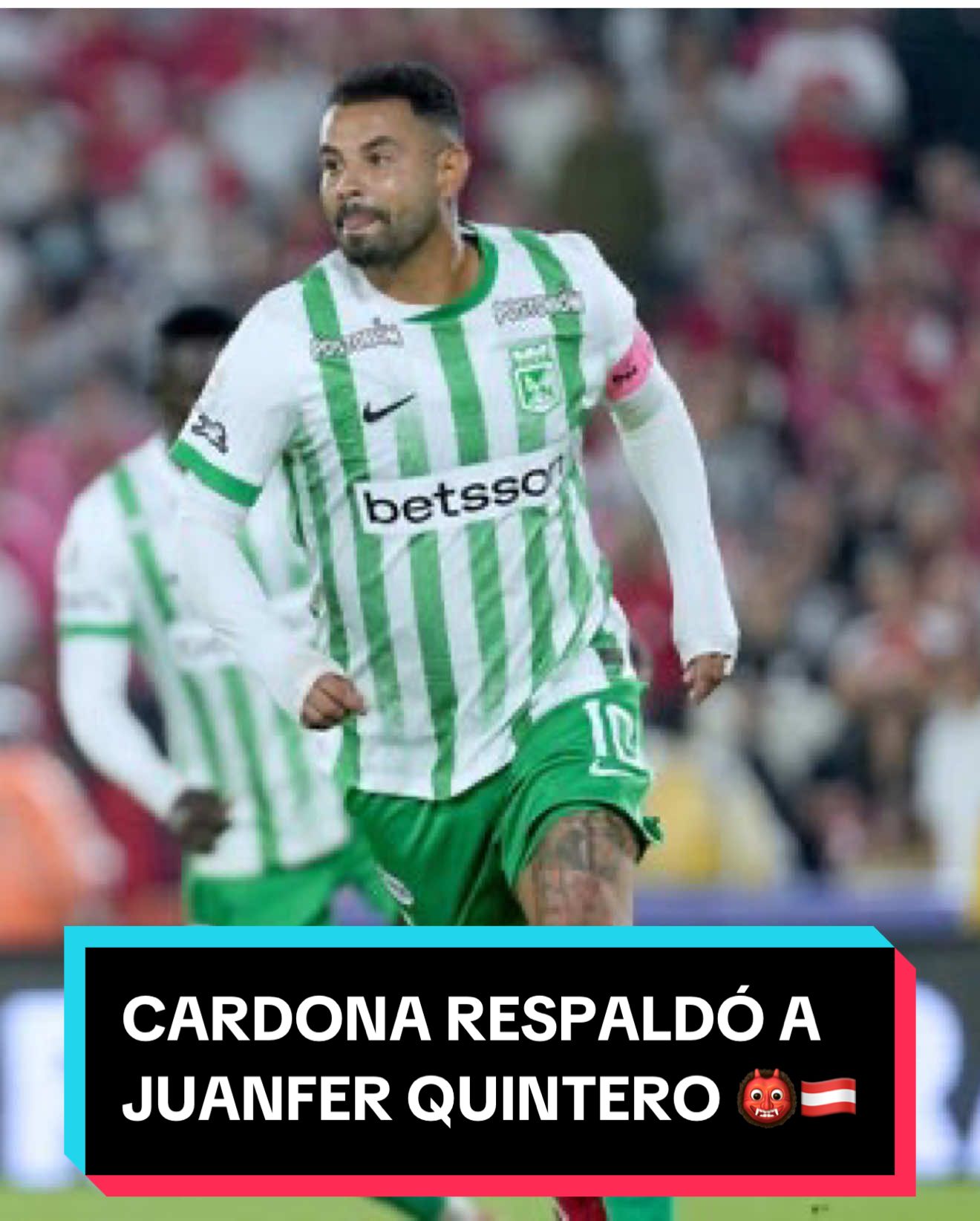 “Cuando el Cali peleaba el descenso y ganaron, Caldera hizo gestos y la gente no dijo nada. Y a Juanfer si. Él ni debió sacar la carta porque no faltó el respeto. Si la empresa debe 2 meses, uno no tiene la culpa, que paguen. La culpa es de ellos”. Cardona respaldó a Juanfer 👏 #AmericadeCali #Cali #Colombia #Fpy #Fpc #Valledelcauca #Parati #Viral #Escarlatas #LaMecha #Dimayor #LigaBetPlay #Salarios 