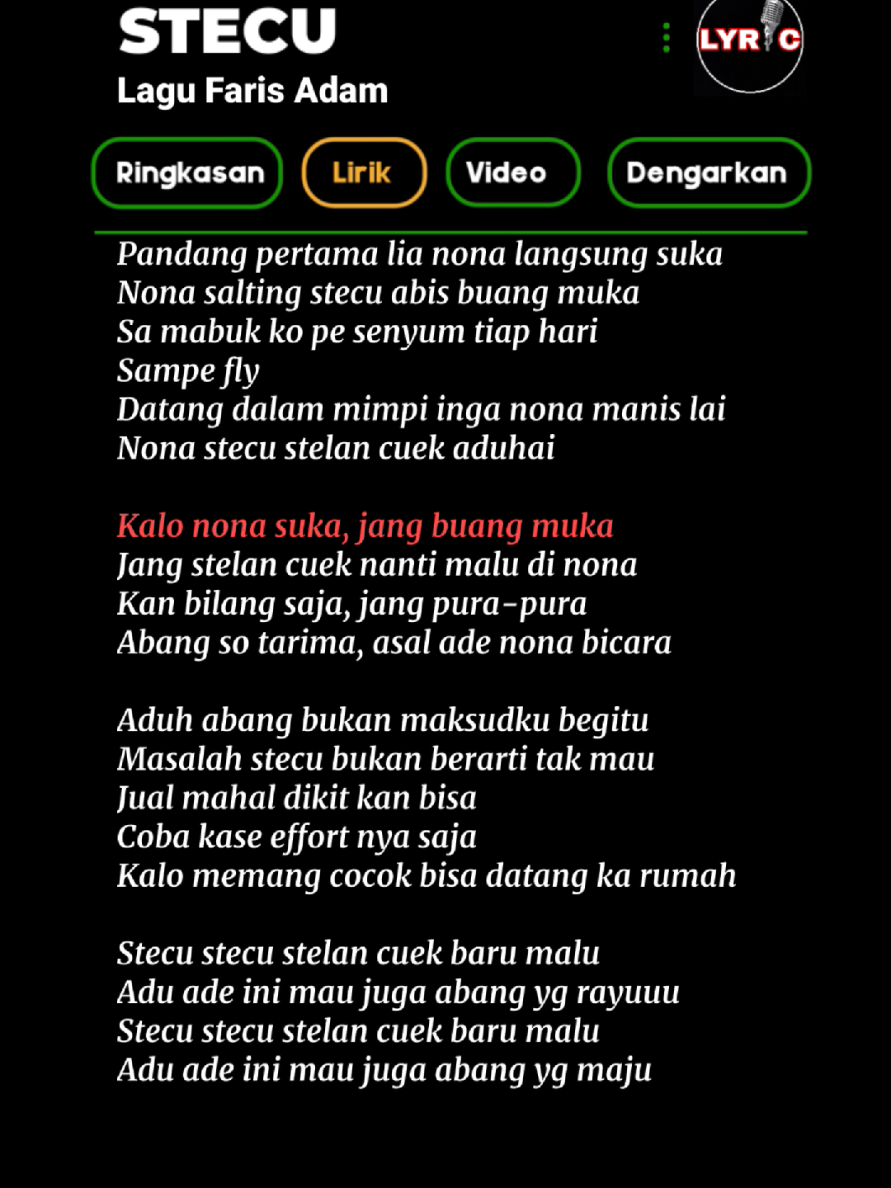 Stecu - Faris Adam #DJStecu #FarisAdam #LirikLagu #DJLirik #DJRemix #DJIndonesia #LaguTikTok #LaguViral #MusikTikTok #tiktokmusic #RemixViral #ViralTikTok #TikTokHits #SoundViral #DJKoplo #StecuRemix #TikTokDance #Slowmo #Estetik #JogetTikTok #FYP #fypシ #fypindonesia #foryou #foryoupage 