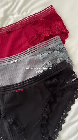 comfy cotton lace panty 🤍 3pcs in 1 set @LEVAO-fashion #LEVAO #underwear #cottonpanty #womensunderwear 
