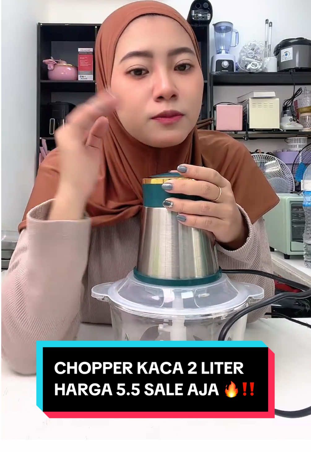 wadah udah kaca ya Bun kapan lagi dapet harga segini 😭 #tiktokshoplifestyle #chopper #choper #chopperkaca  #blender #chopperlunalife #promoguncang55 