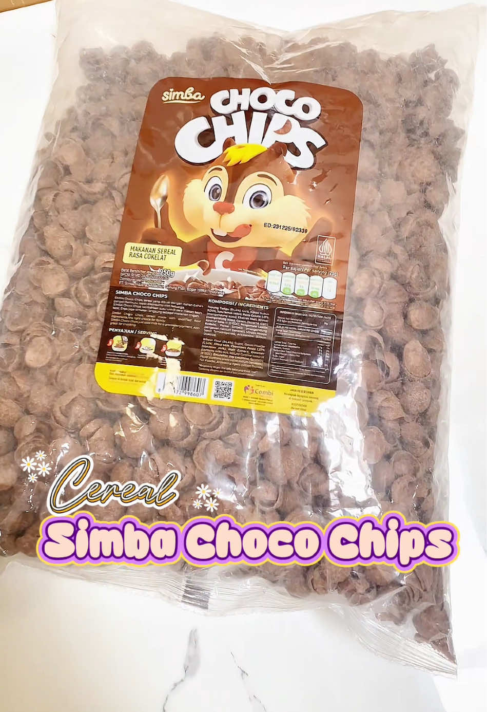 Cereal Simba Choco Chips beli yang 950gr jadi lebih hemat daripada beli yang kotakan. Isinya banyak 😍🫶🏻 #sereal #cereal #simba #simbachocochips #chochochips #serealsimba #sarapan 