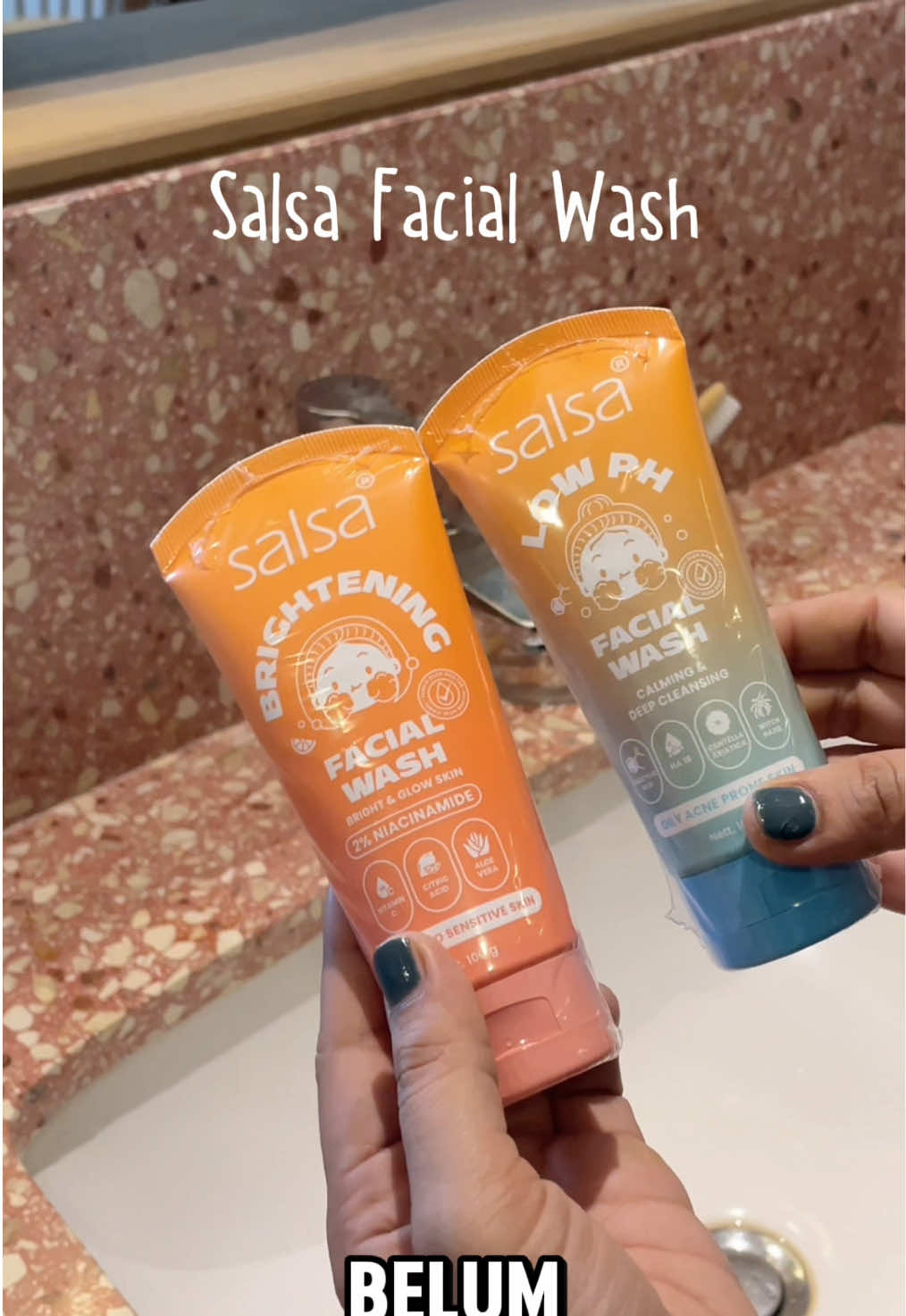 Salsa facial washnya yukkk babe ✨🥰 #fyp #salsa #salsacosmetic #salsafacialwash #facialwashbruntusandanjeraaatkecil 