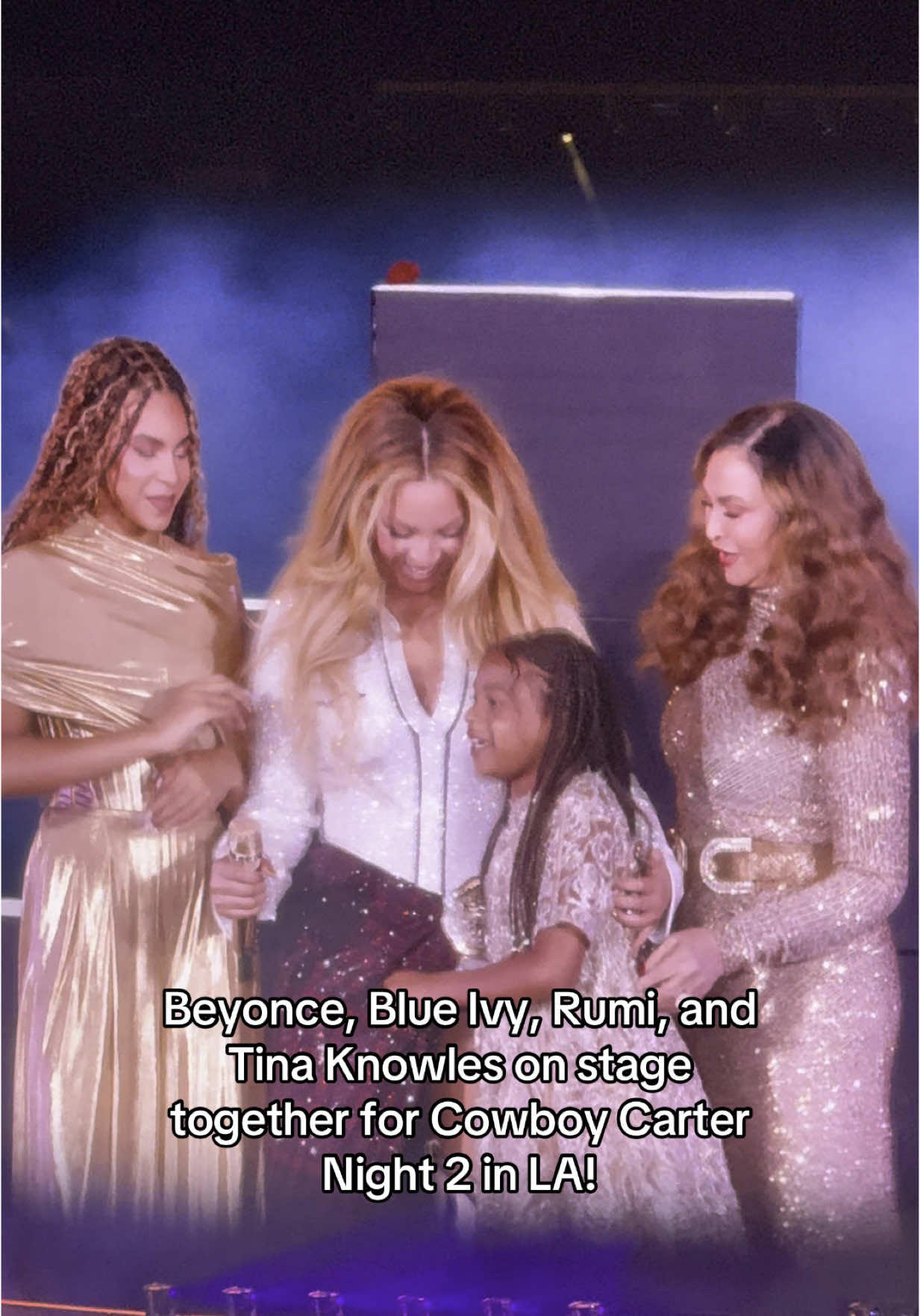 3 generations!!! #beyonce #cowboycarter